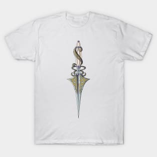 Swirls and Twirls Blade - Fantasy Dagger T-Shirt